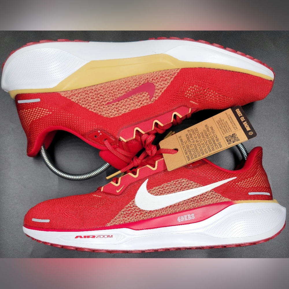 Nike NFL x San Fancisco 49ers Pegasus 41 Running Shoes Sz 13 & 9 Men NIB